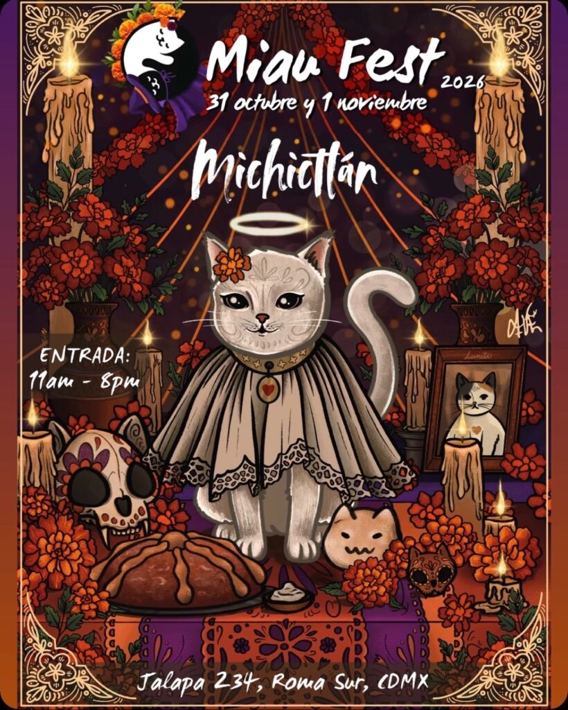 póster de la edición Miau Fest Michictlán