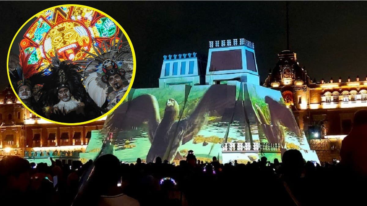 Faltó Tláloc, clamor en festejo por 700 años de México-Tenochtitlan