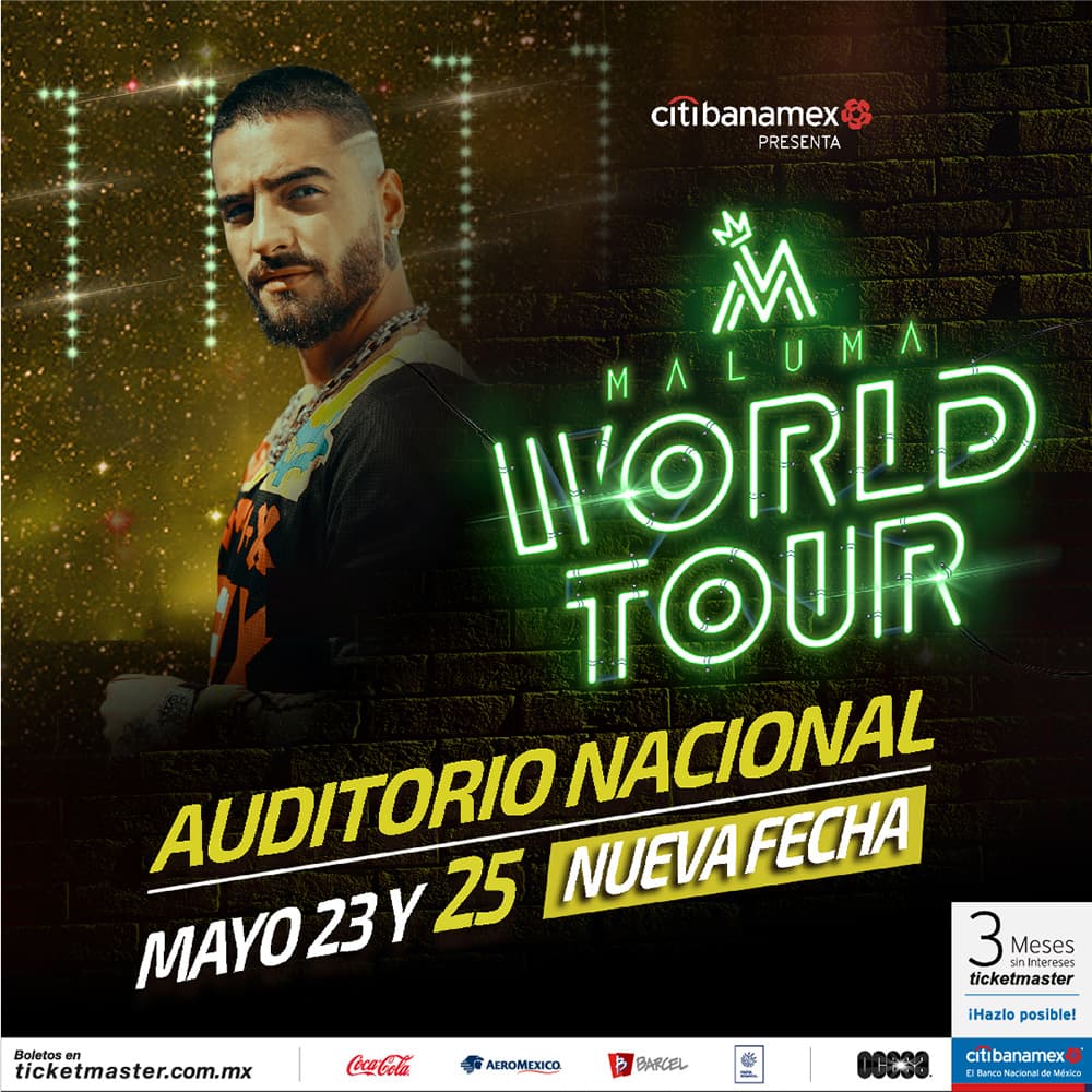 maluma regresa a la cdmx