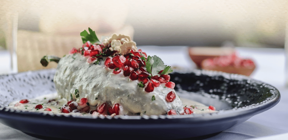 chiles en nogada en la CDMX