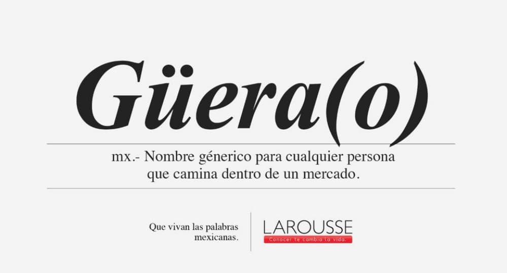 campaña de Larousse de palabras mexicanas