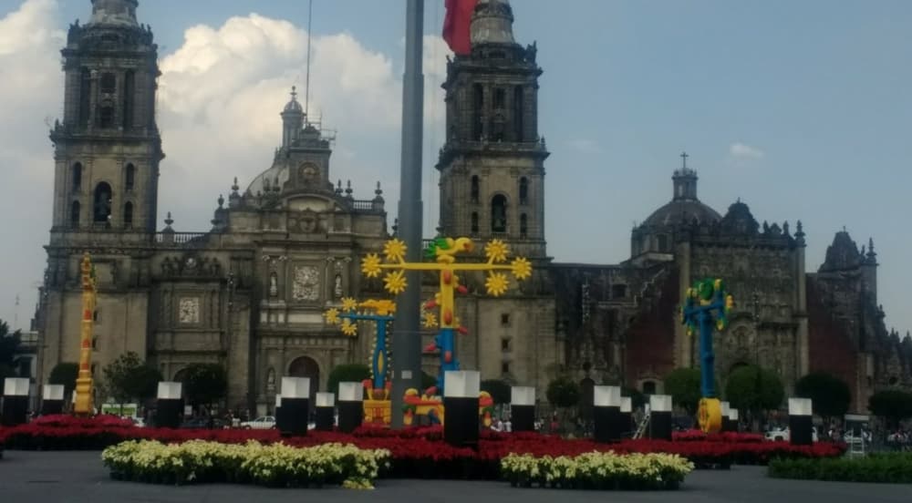 jardín en el Zócalo de la CDMX
