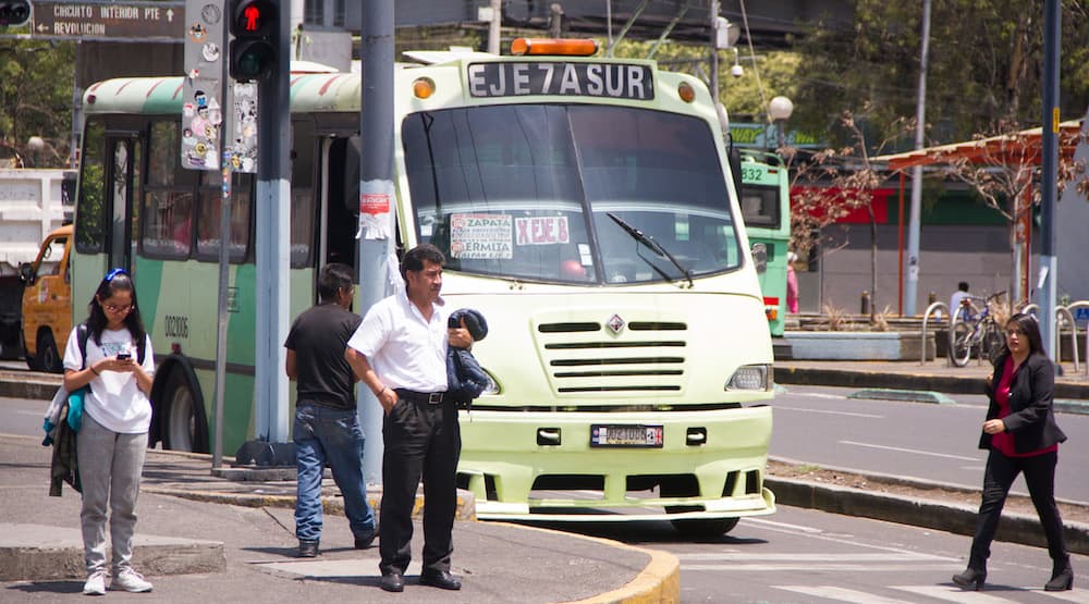 carriles exclusivos para transporte