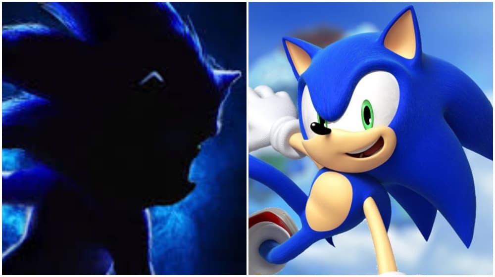 primer poster película de Sonic