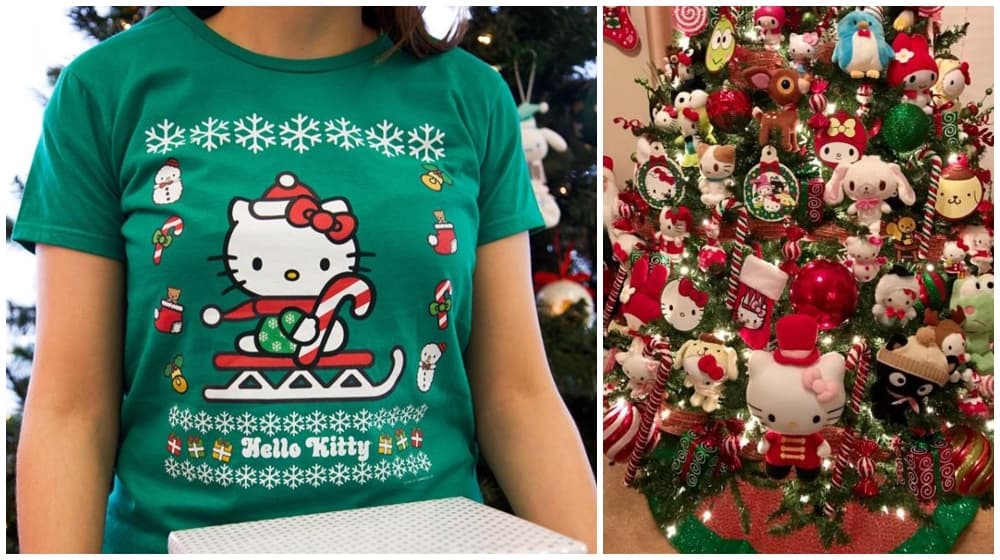 bazar navideño de hello kitty