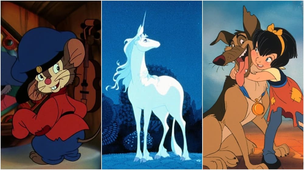 películas animadas de los 80 y 90