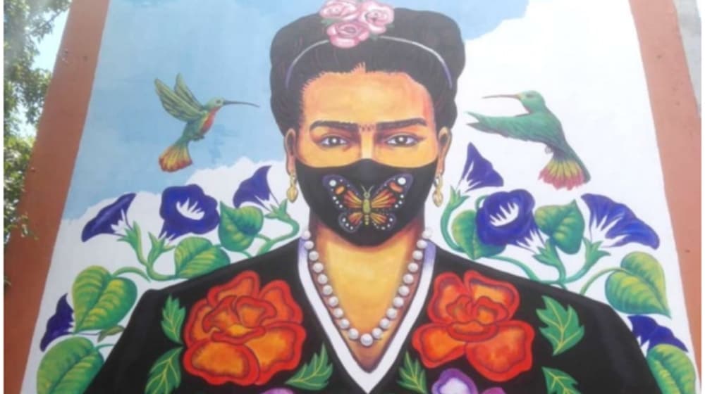 mural de frida kahlo