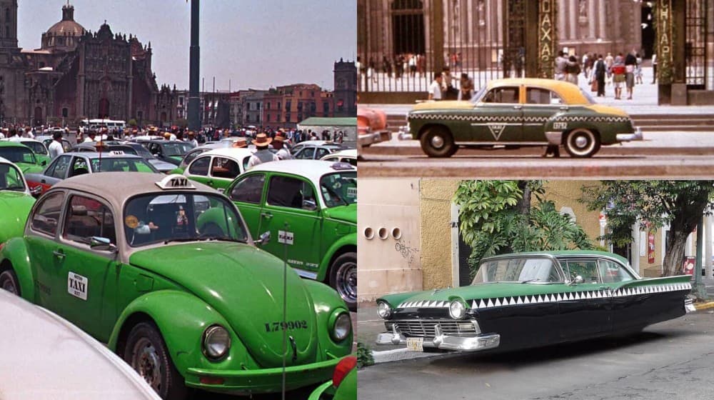 historia de los taxis en la CDMX