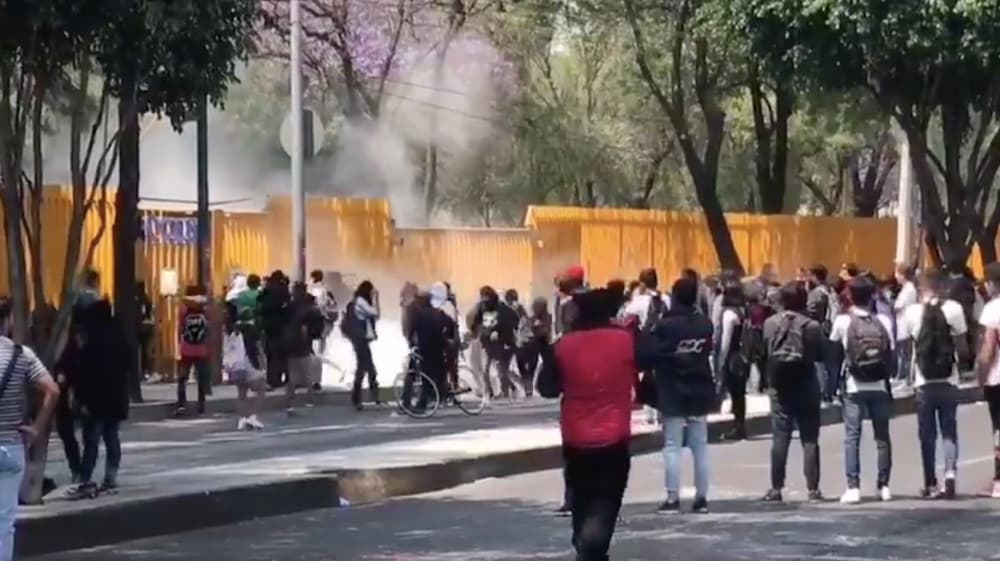 enfrentamiento en CCH Azcapotzalco