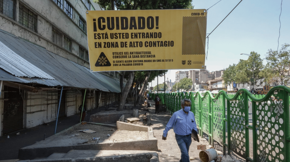 zonas de alto contagio por coronavirus en cdmx