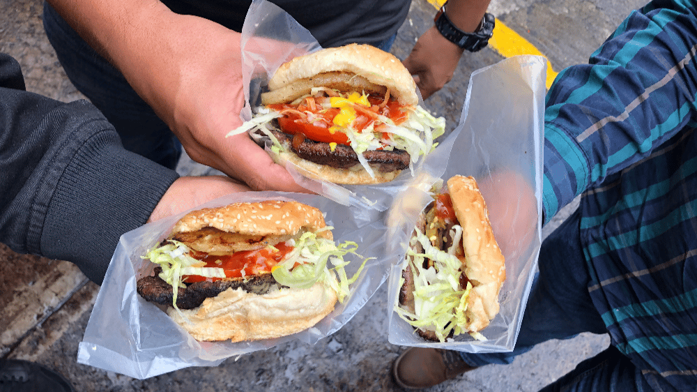 la calle de las hamburguesas en CDMX