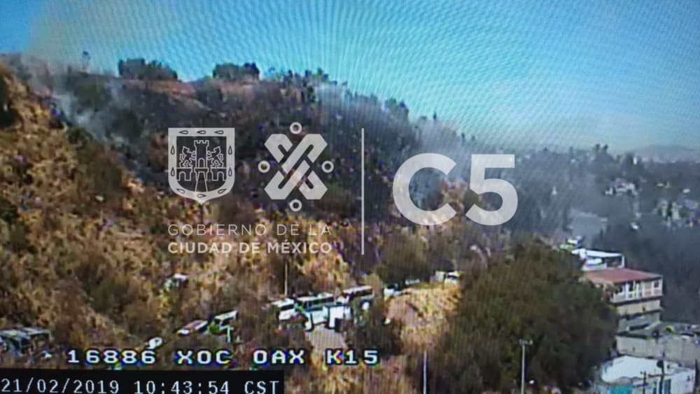 incendio en San Gregorio Atlapulco