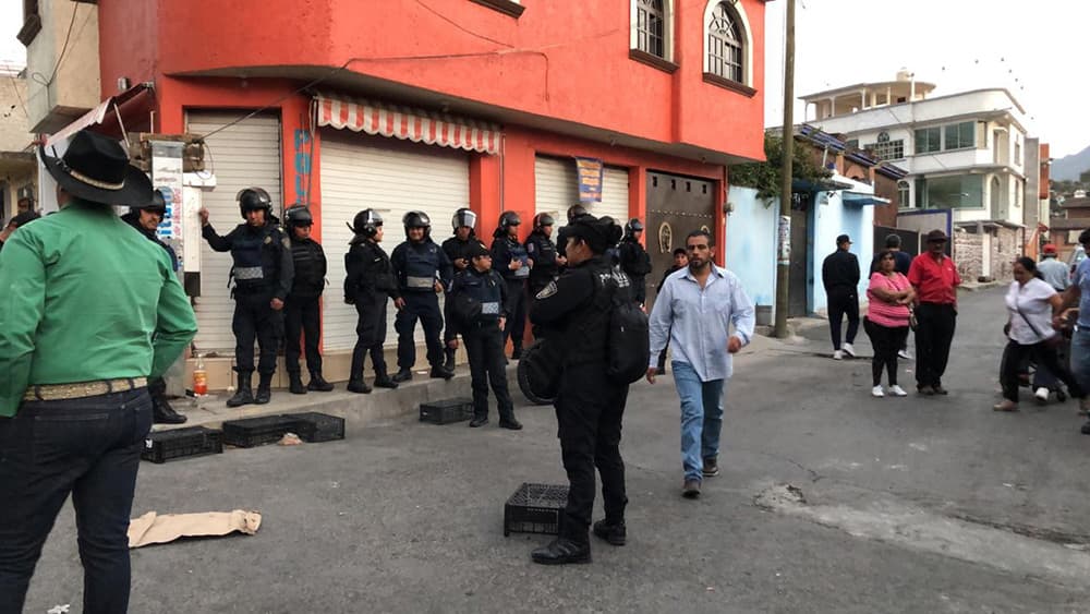 Balacera en carnaval de Iztapalapa