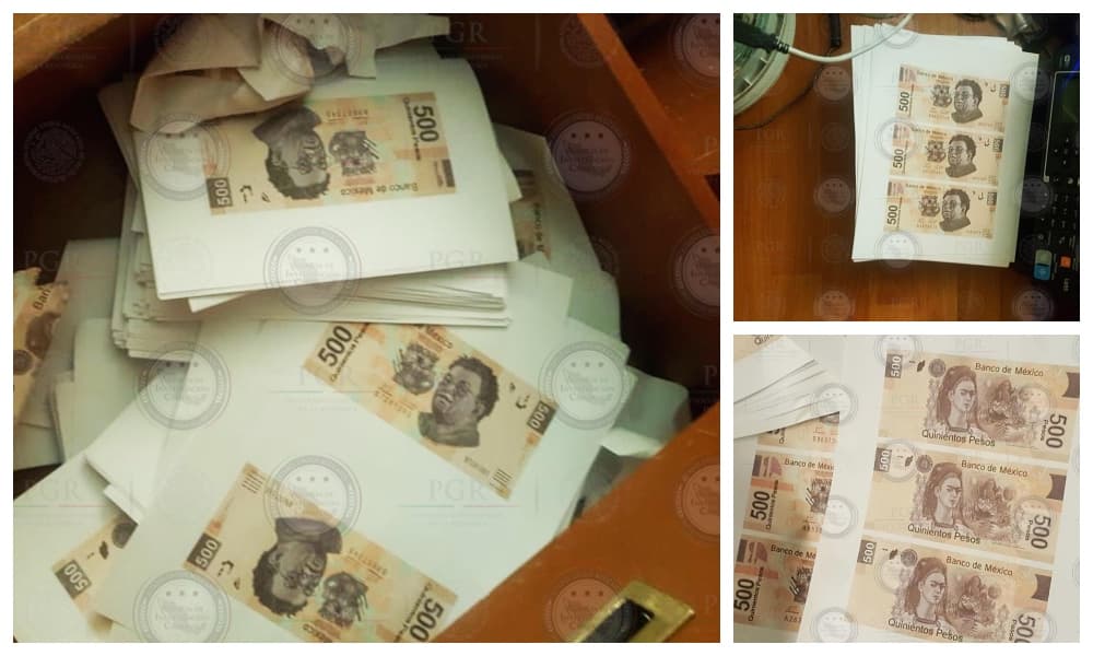 fábrica de billetes falsos