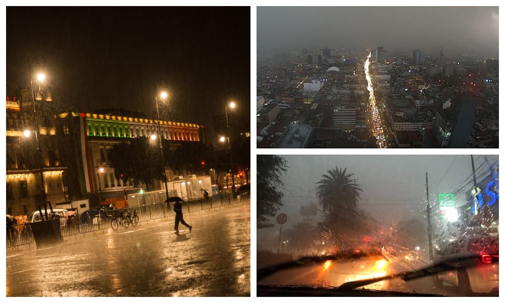 tormenta en la CDMX