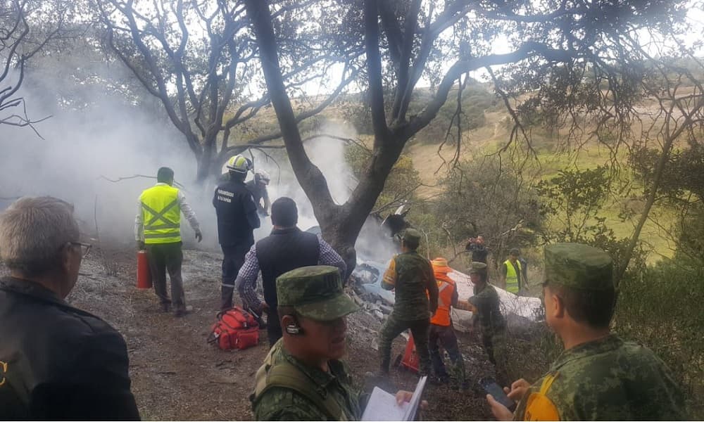 se desploma avioneta en Atizapán