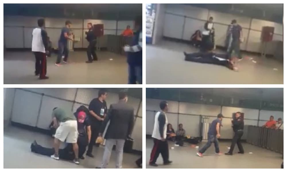 policía del Metro Salto del Agua