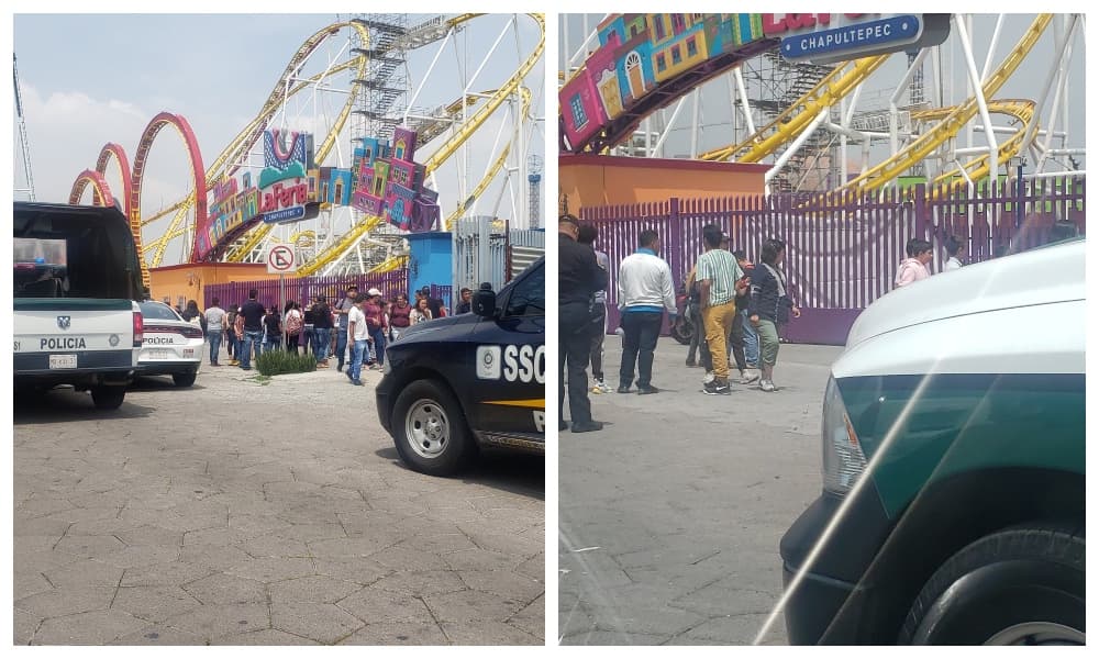 accidente en la Feria de Chapultepec