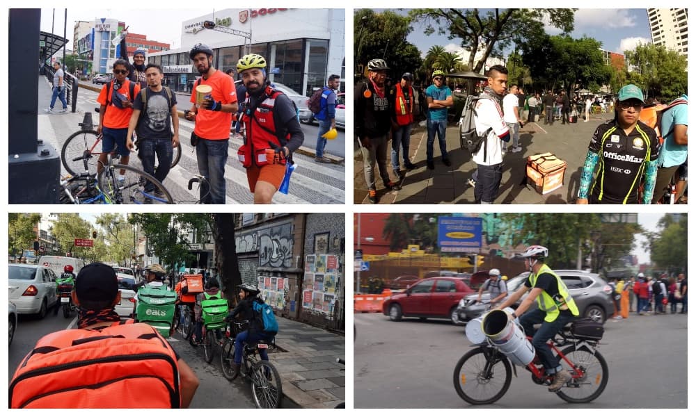 manual de voluntarios en bicicleta