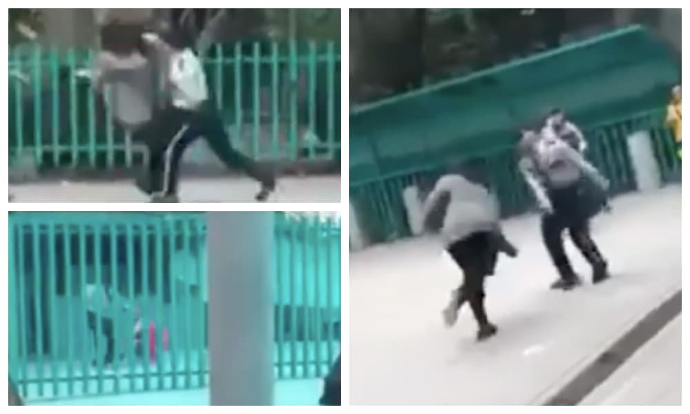 pelea en el Bachilleres 3