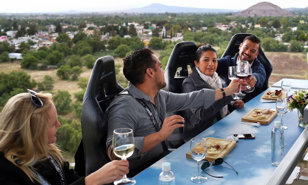 DINNER IN THE SKY EN TEOTIHUACÁN