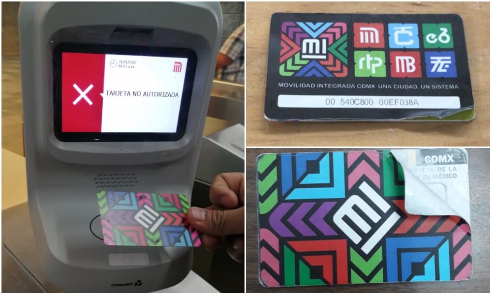 tarjetas falsas del Metro