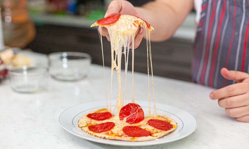 PIZZA EN HORNO DE MICROONDAS