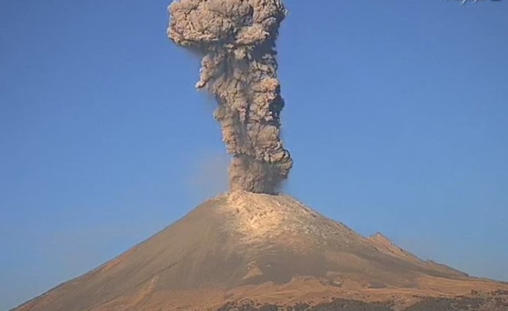 Elevan alerta volcánica del Popocatépetl a amarillo fase 3