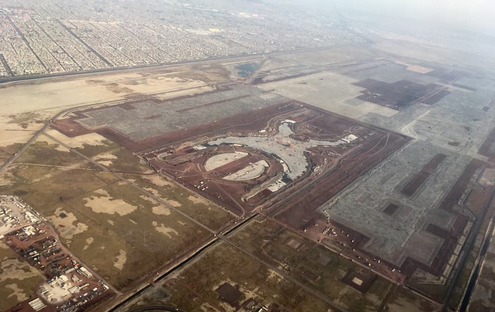 construcción del nuevo aeropuerto
