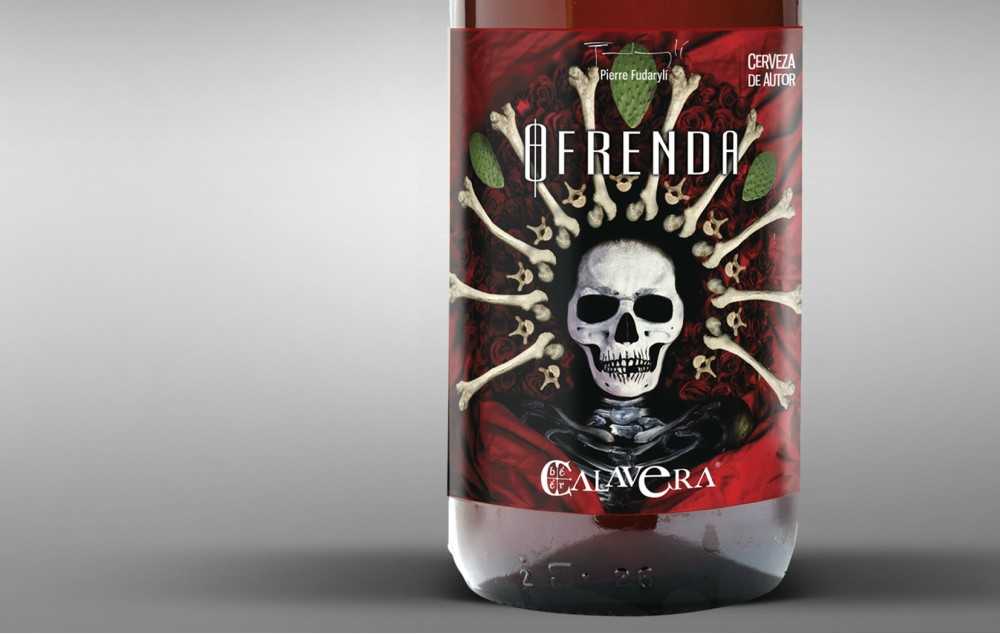 cerveza día de muertos