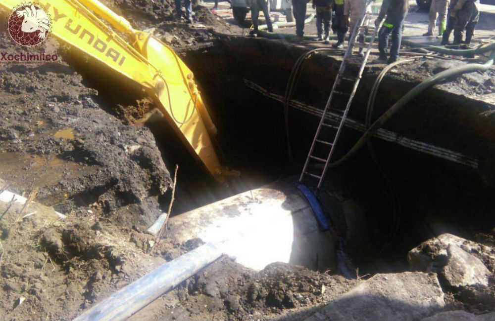 agua en xochimilco