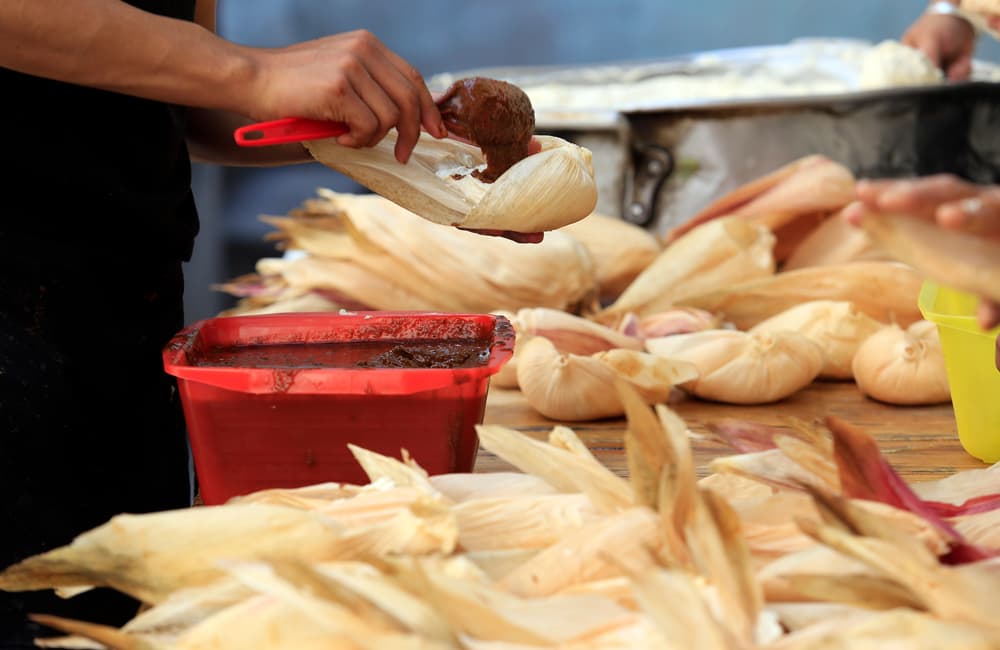Tamales exóticos en CDMX