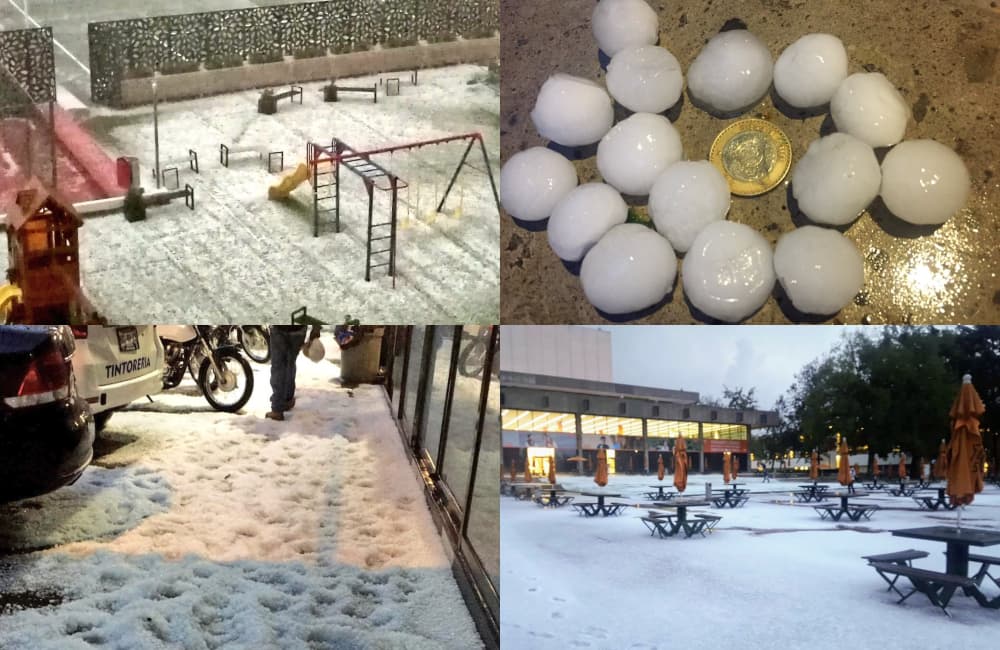 #Fotos granizada en Cuajimalpa y Huixquilucan sorprende a habitantes