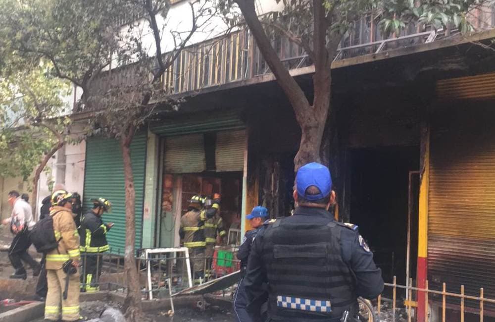 incendio en la Merced