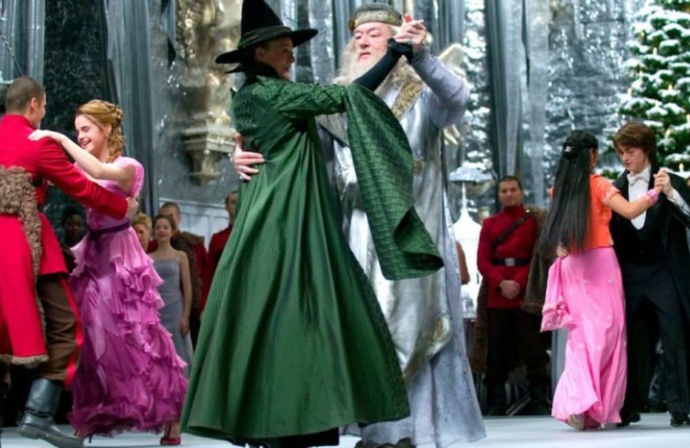 baile navideño de harry potter