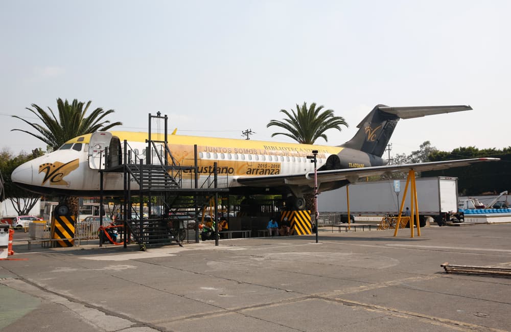 avión en la Venustiano Carranza