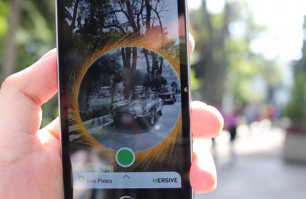 Los Pinos con realidad aumentada