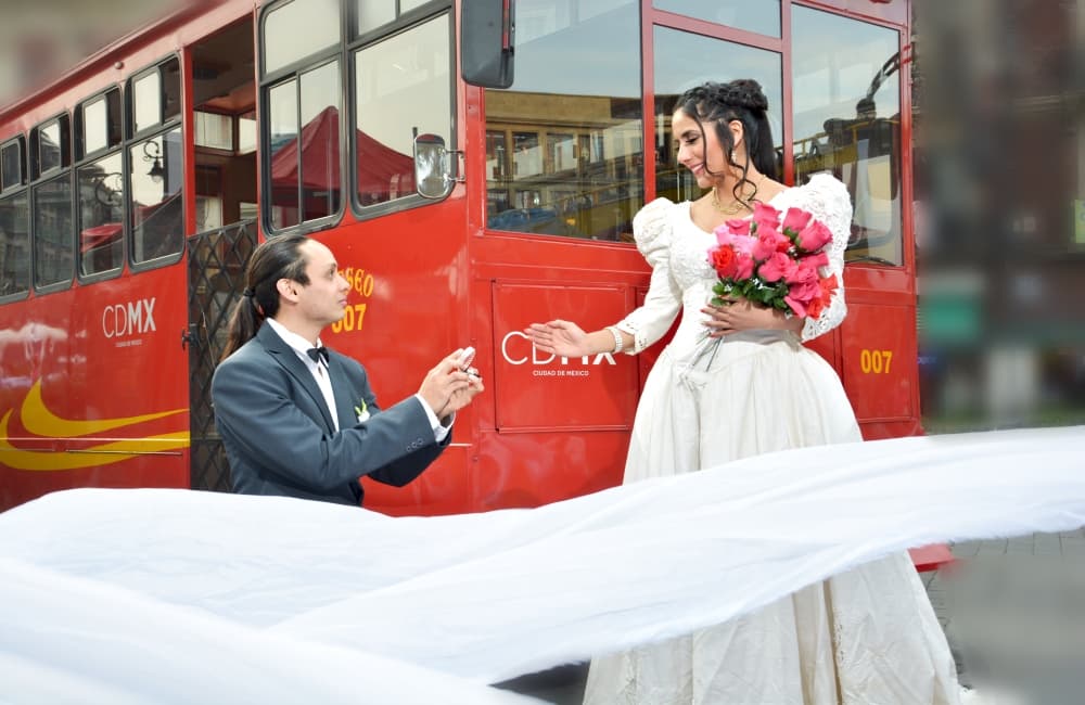 bodas en tranvía