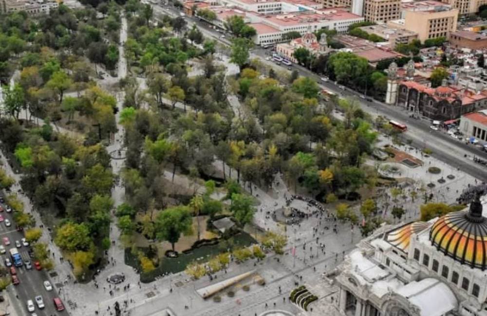 roban sistema de riego de la Alameda