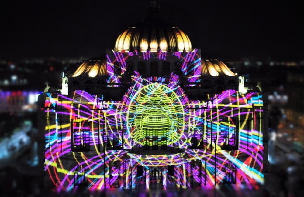 video mapping en el centro de la cdmx