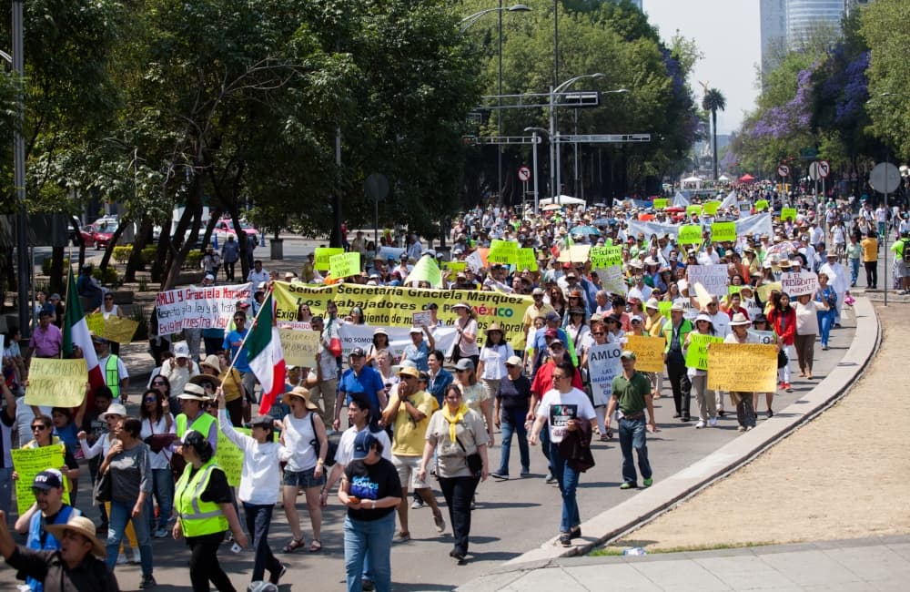 marchas del domingo 5 de mayo 2019 en la CDMX