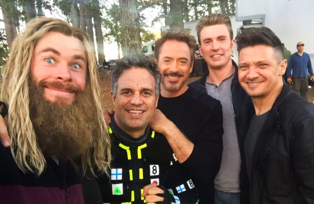 detrás de cámaras de avengers endgame