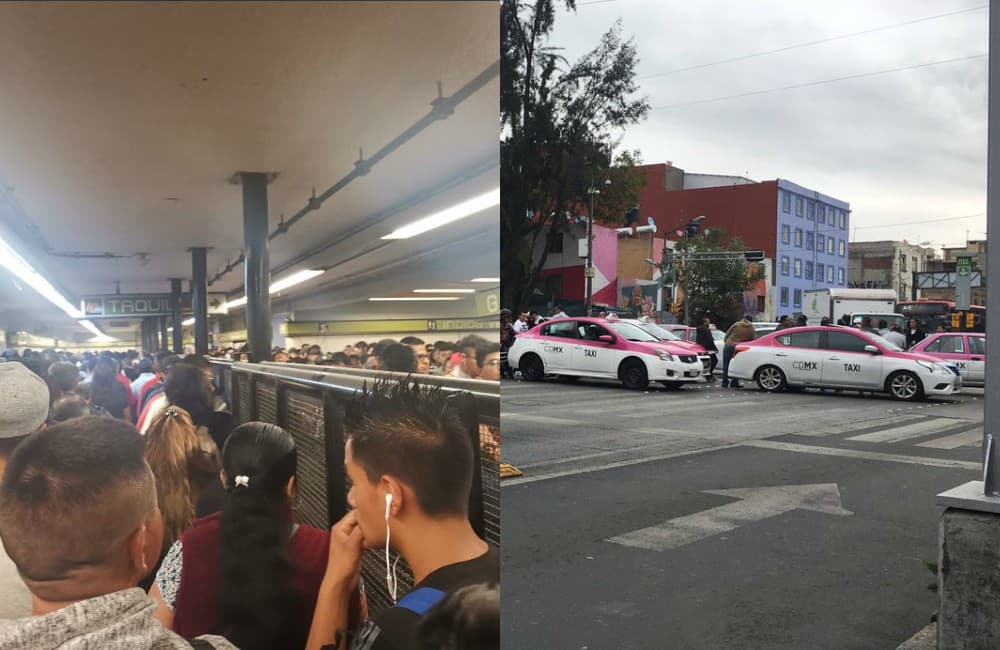 Lunes de cierres viales en la CDMX y retrasos en Metro y Metrobús