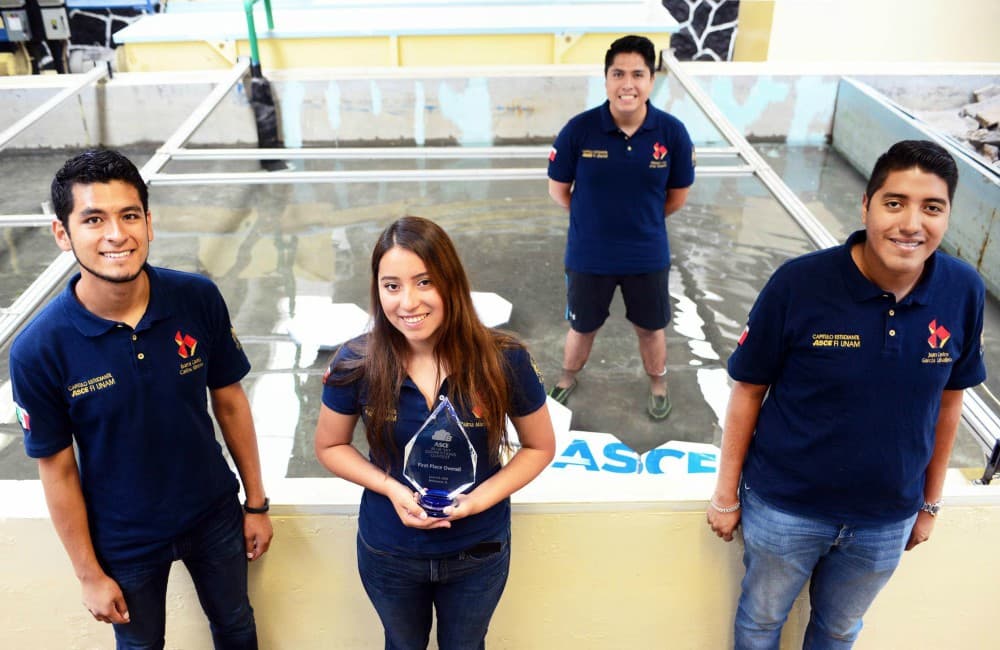 Alumnos de la UNAM ganan concurso de ingeniería en EU