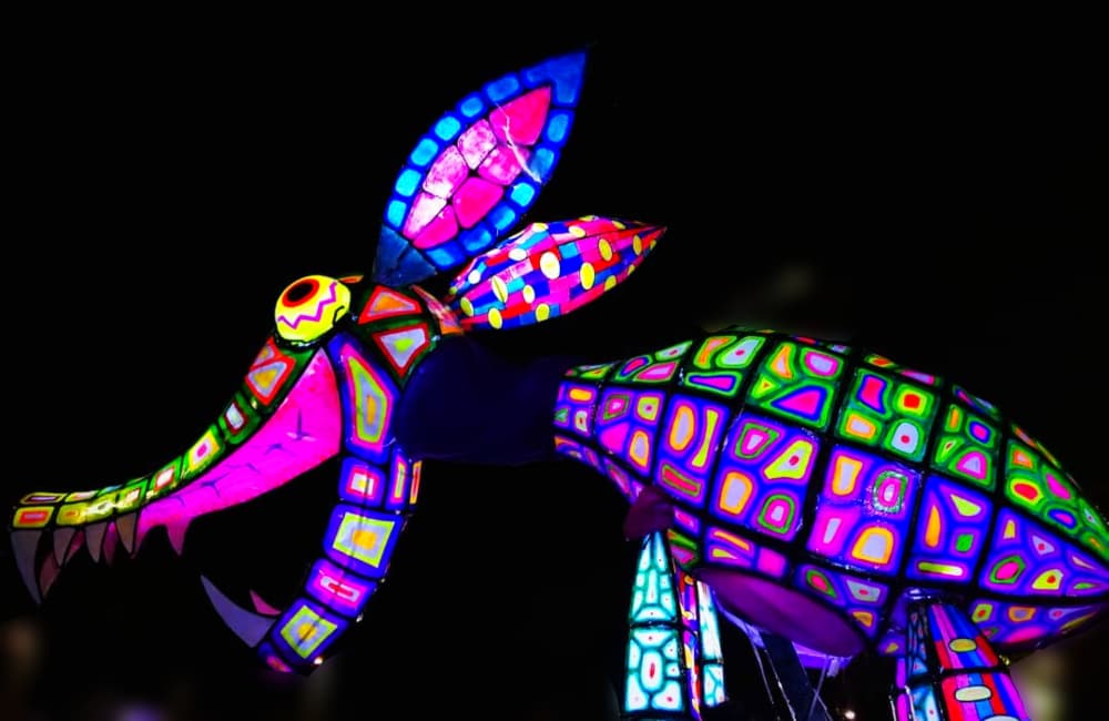 alebrijes en la noche de museos de julio