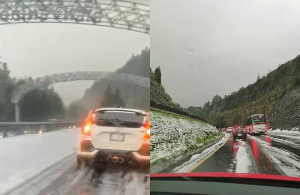 #Fotos y videos: reportan importante caída de granizo en la México Toluca