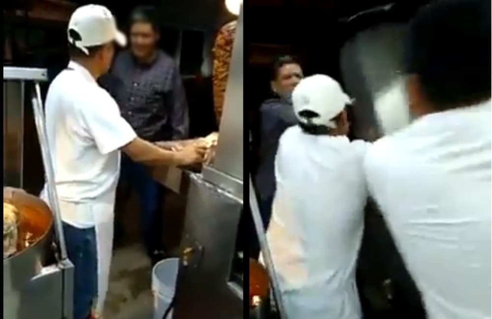 Sujeto amenaza y causa destrozos en taquería en Tlalpan