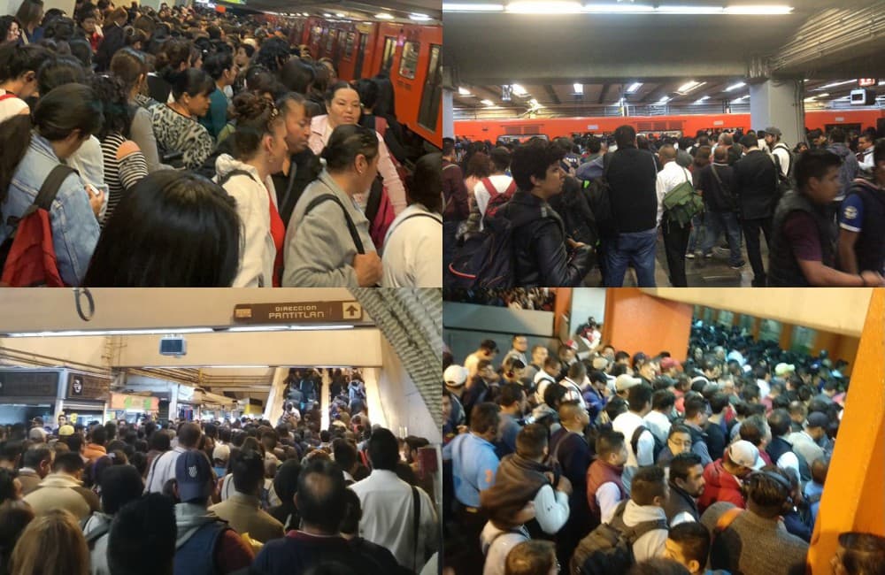 ¡Vete por otro lado! Reportan caos y retrasos en la Línea 9 del Metro