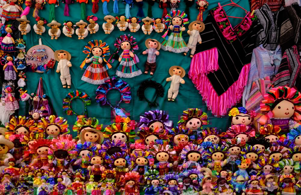 feria de artesanías en los pinos