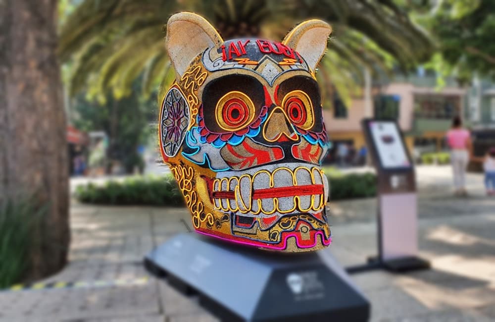 cráneos monumentales en reforma 2019